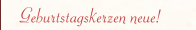 Geburtstagskerzen neue!