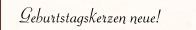 Geburtstagskerzen neue!